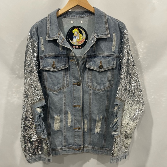 Upcycled Sailor Moon Jacket - Picture 5 of 7